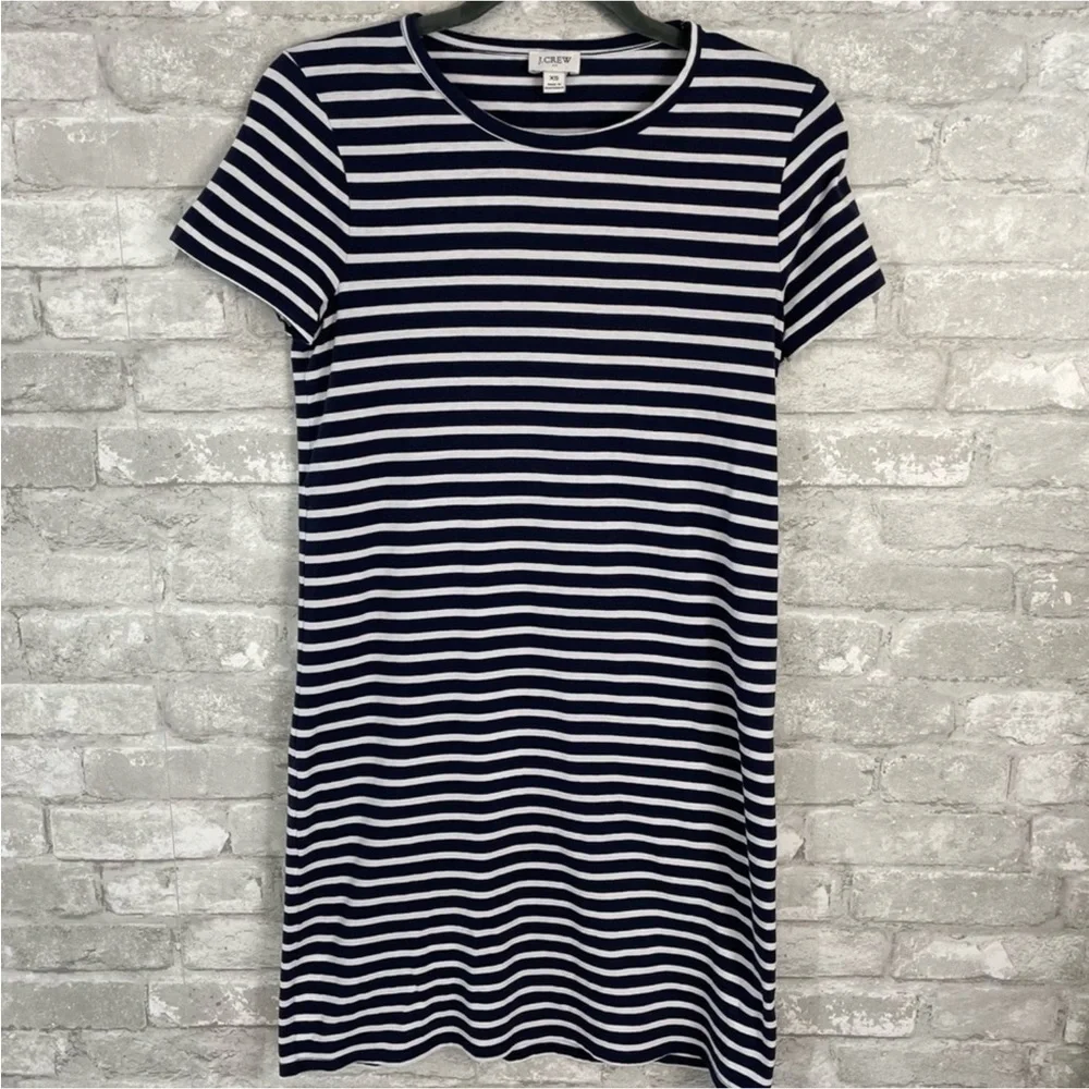 J.Crew Striped T-Shirt Dress
